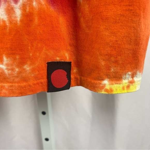 Cookies Medium Vibrant Bright Tie Dye Swirl Hippie Boho Cut Off Tank Top Beach - Picture 6 of 10
